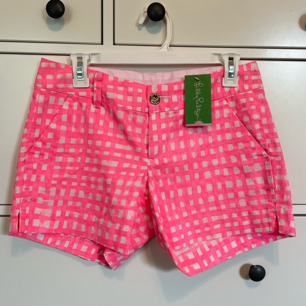 NWT Lilly Pulitzer Callahan Pascha Pink Feelin Beachy short size 2